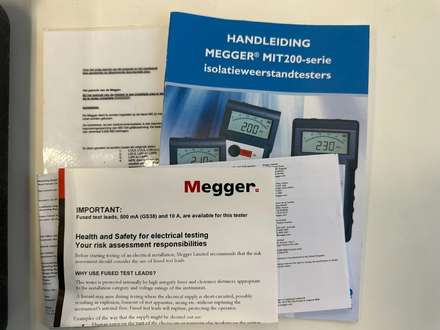 Megger MIT220 Isolations- und Durchgangsprüfer