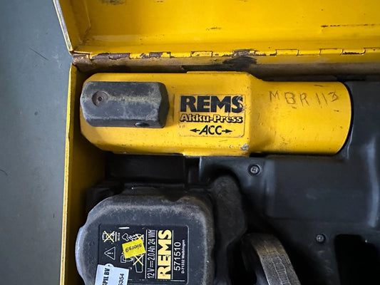 Rems Pressmaschine Akku-Press ACC Mapress M12 15 22 28 Pressbacken
