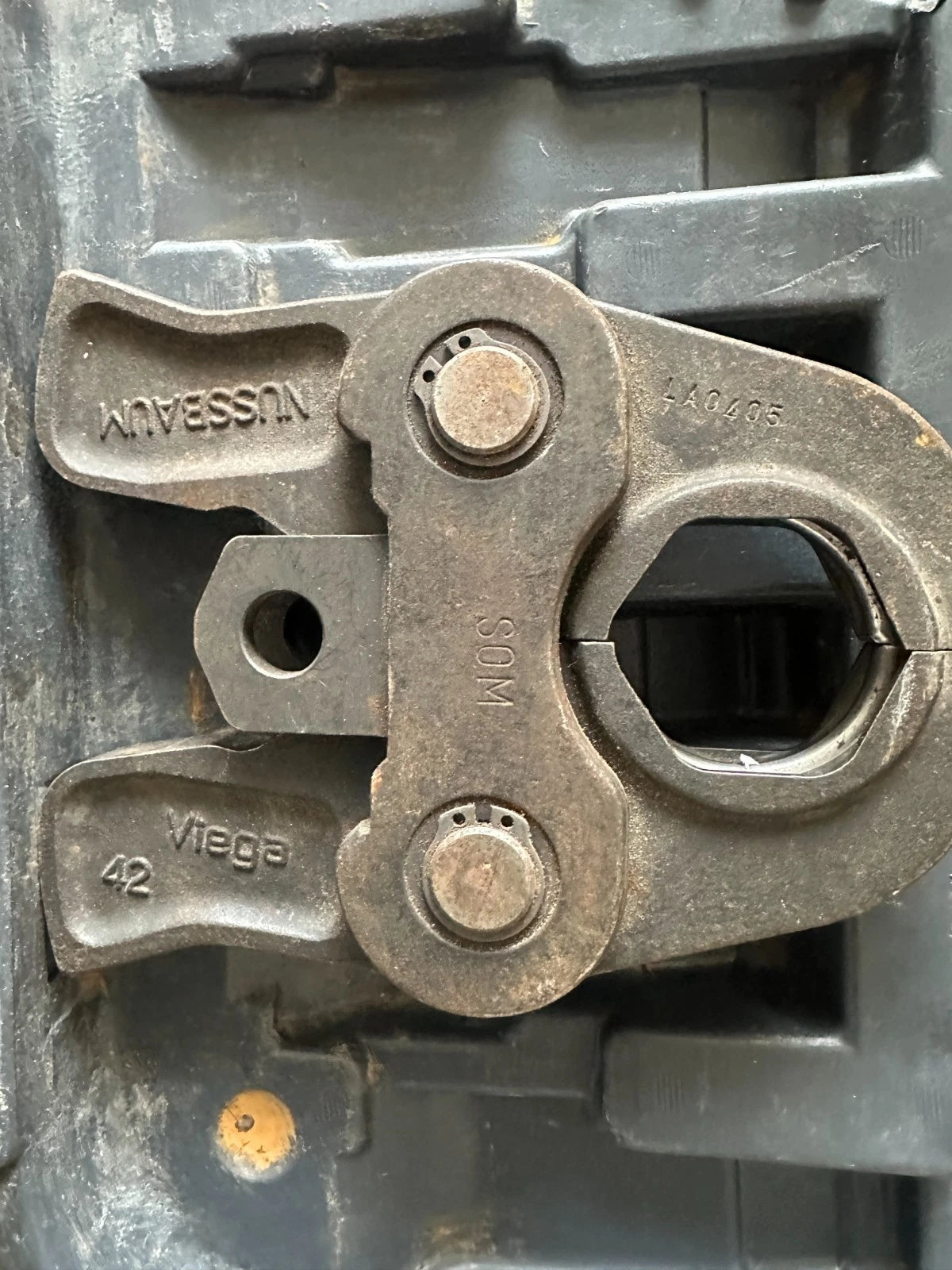 Viega Press gun 5 mit 5 Viega Pressbacken V12 V22 V28 V35 V42