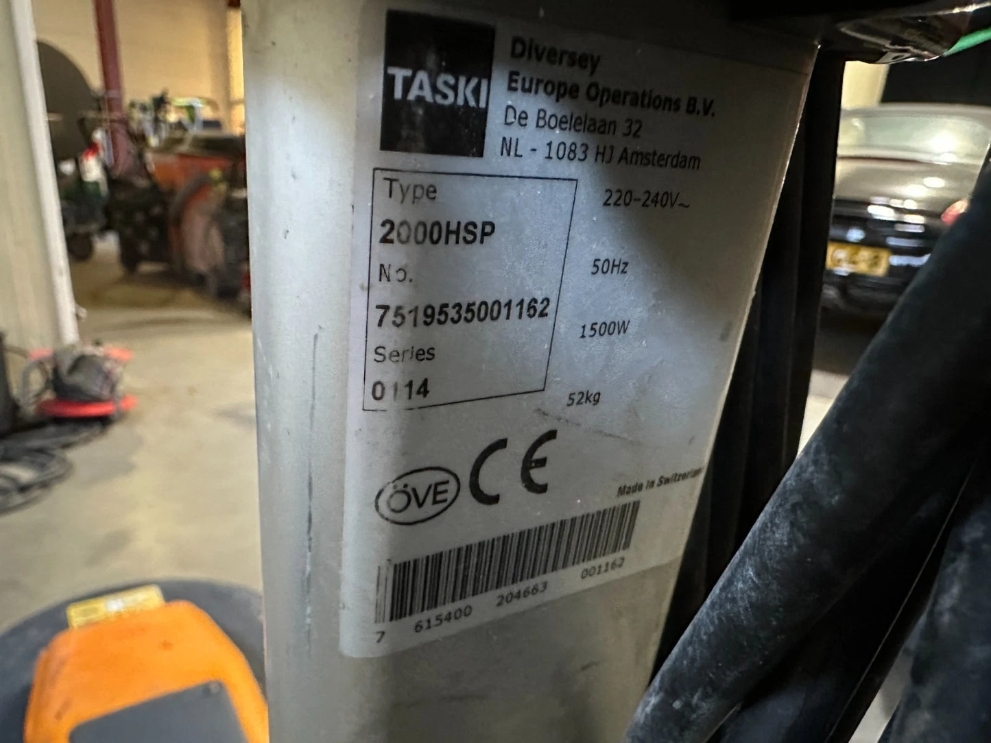 Taski ergodisc 2000 Einscheibenmaschine.