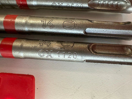 Hilti Hammerboher TE CX 14,15,22,25 SDS, 1x Meissel CP SM 18 #9567G9