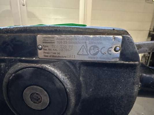 Atlas Copco TEX 220 PS Heavy Air Breaker Druckluft Abbruchhammer B666