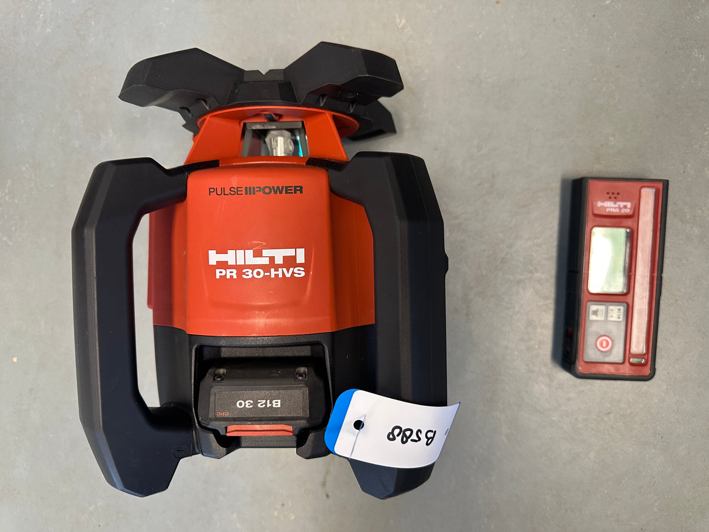 Hilti PR 30-HVS roterende laser + PRA 20 ontvanger