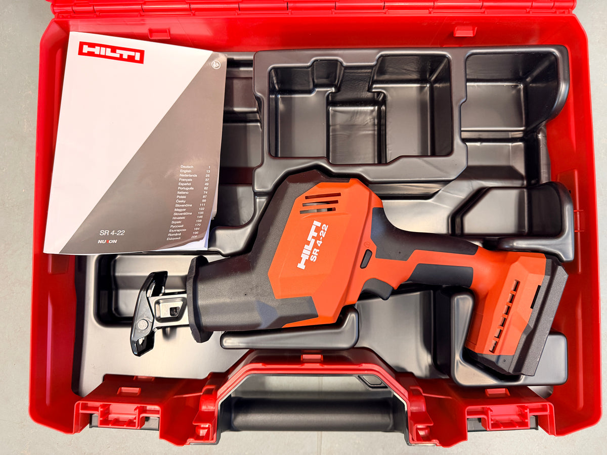 Hilti SR 4-22 accu reciprozaag voor gebruik met één hand Nuron H17