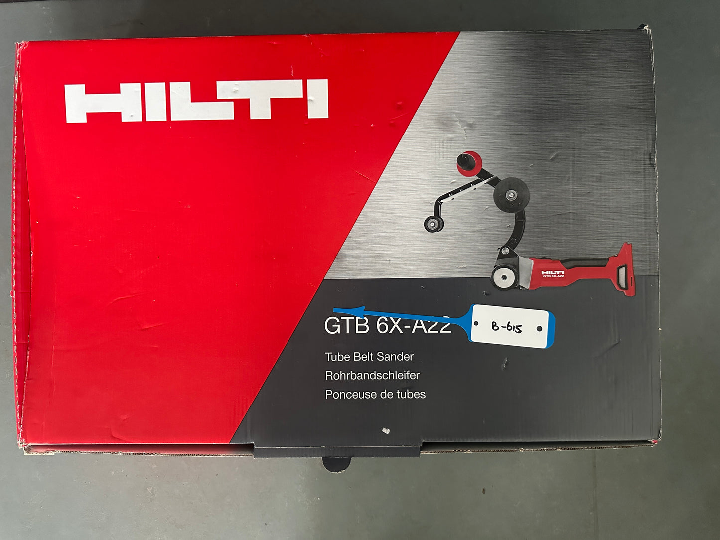 HILTI GTB 6X-A22 Akku-Rohrbandschleifer Neu