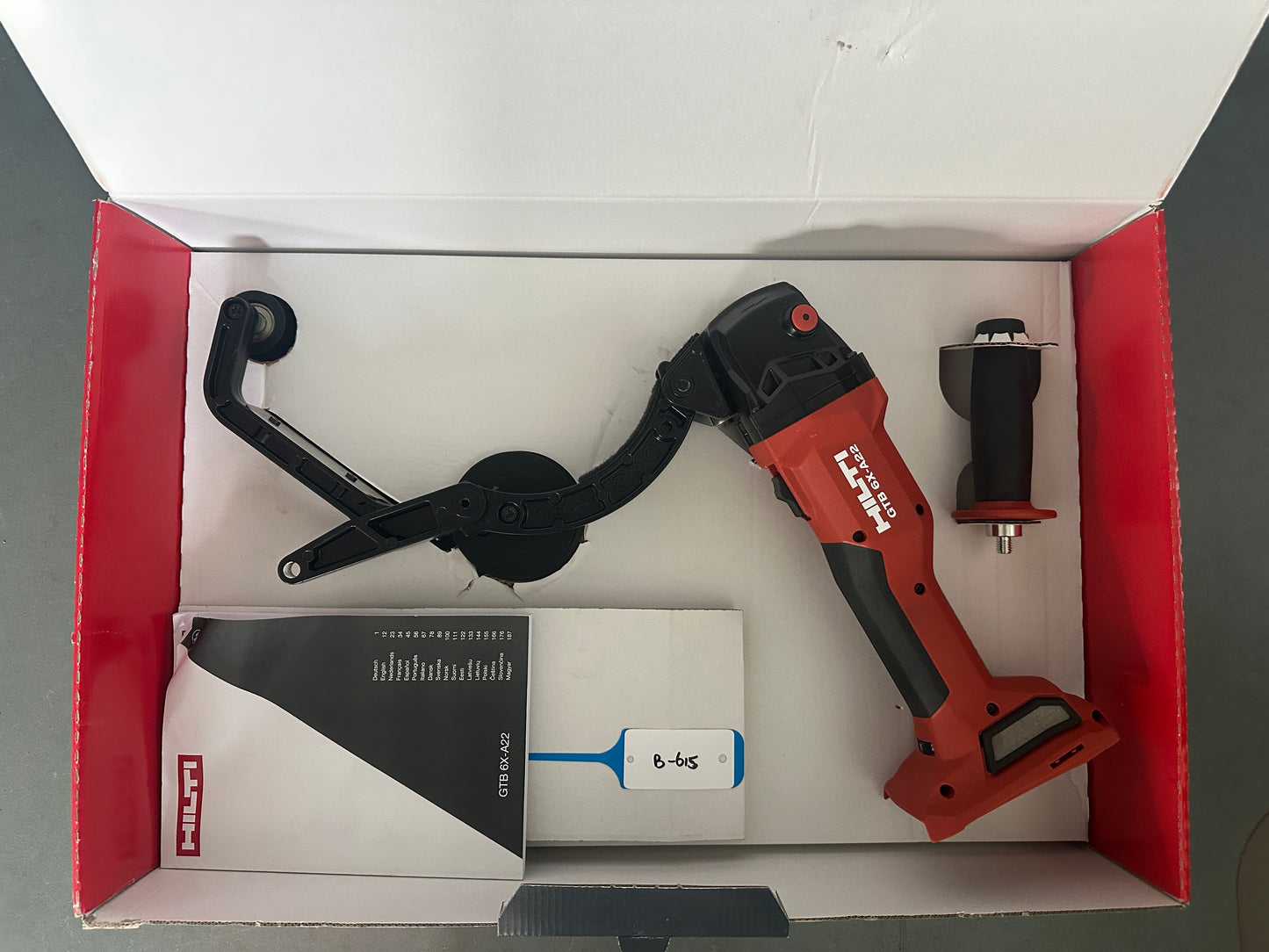 HILTI GTB 6X-A22 Akku-Rohrbandschleifer Neu