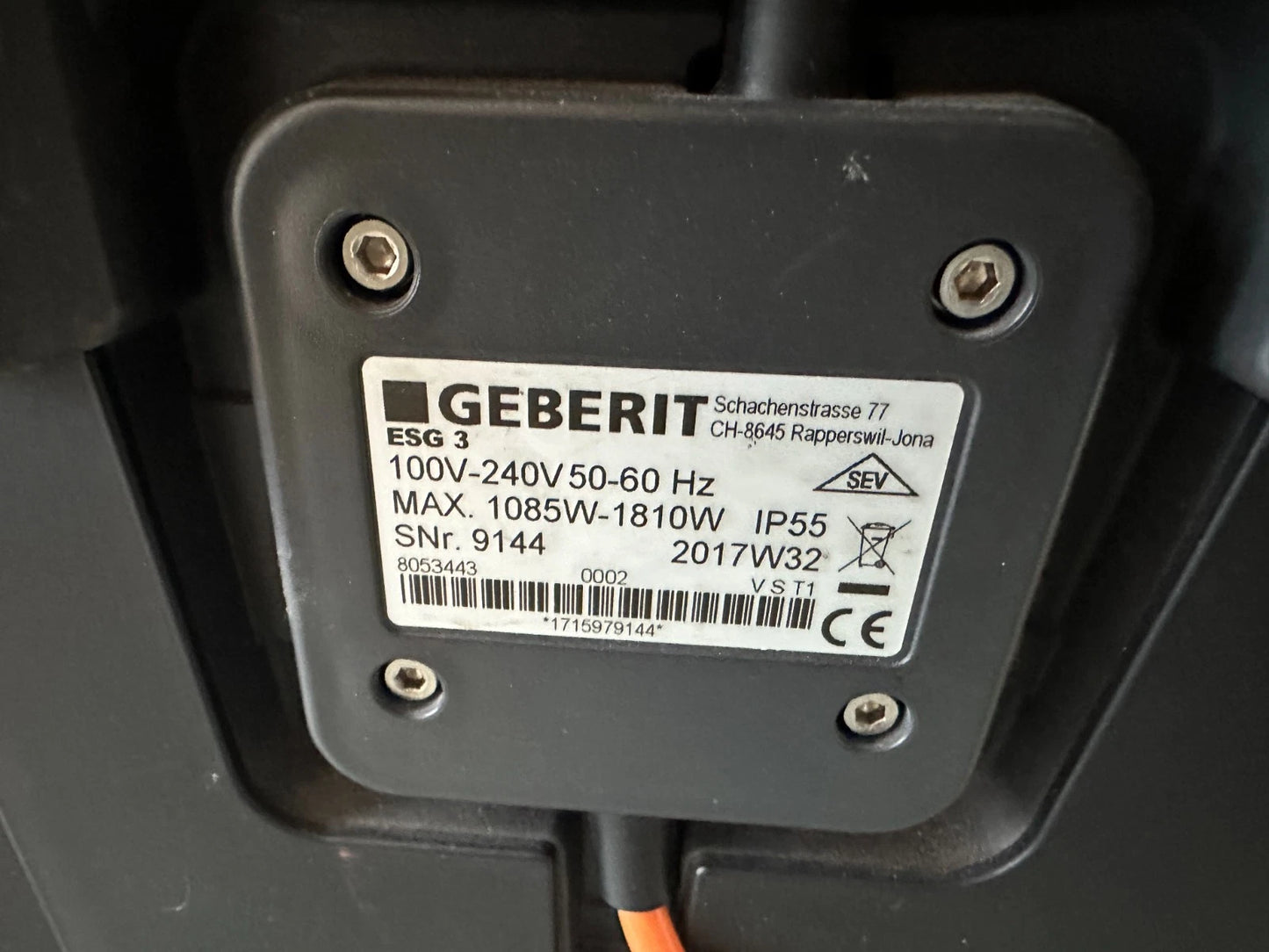 Geberit ESG 3 Elektroschweissgerät
