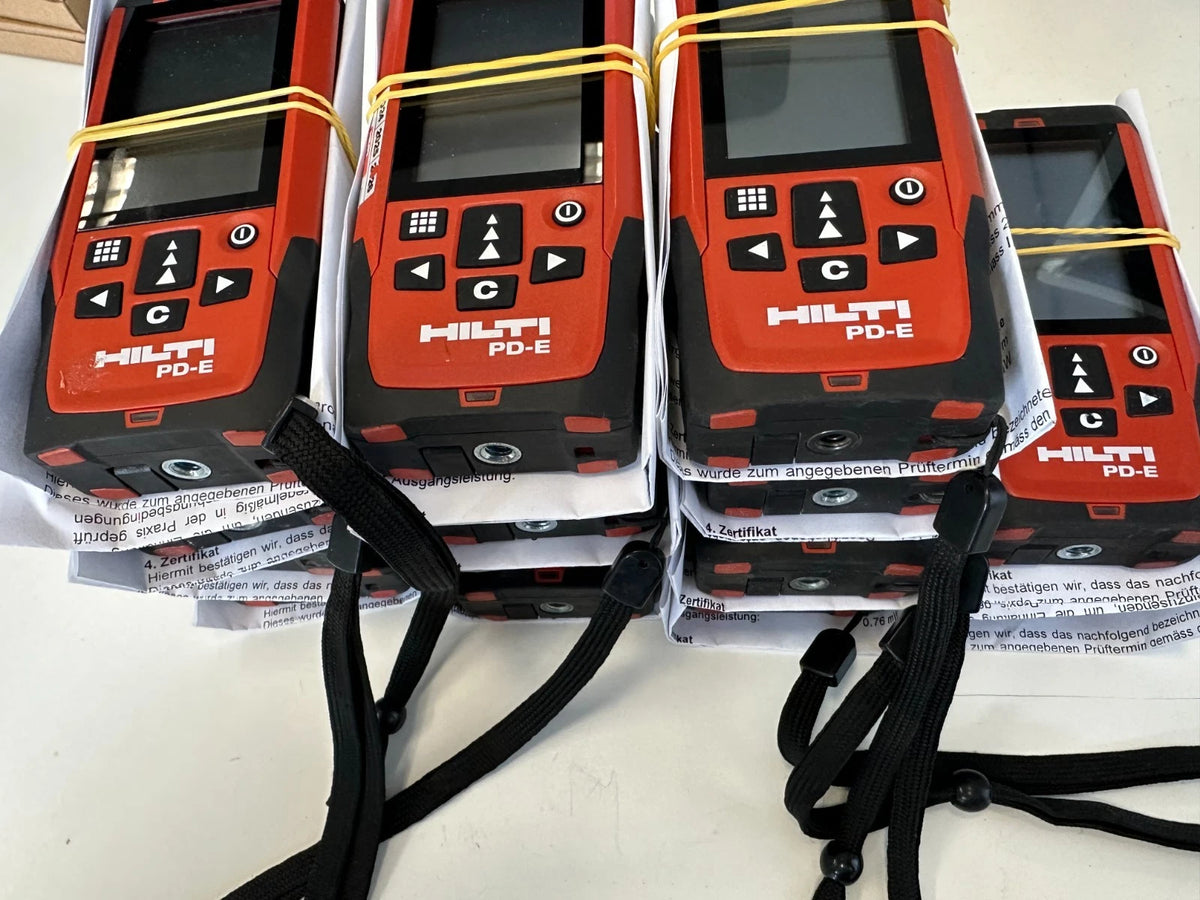 1x Hilti PD-E Entfernungsmesser Distanzmessgerät + Zertifikat