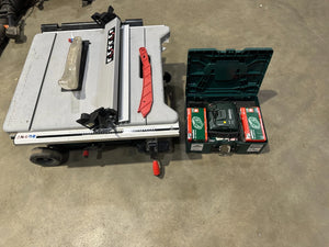 Metabo TS 36 LTX BL254 Akku-Tischkreissäge  mit Untergestell 2xAkku/Ladegr Nr.72
