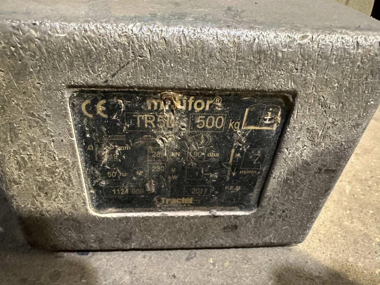 Minifor TR 50 Tragbarer Motorseilzug 230V