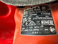 Hilti AG 125-A22  Ohne Akku/Ladegerät Winkelschleifer Flex
