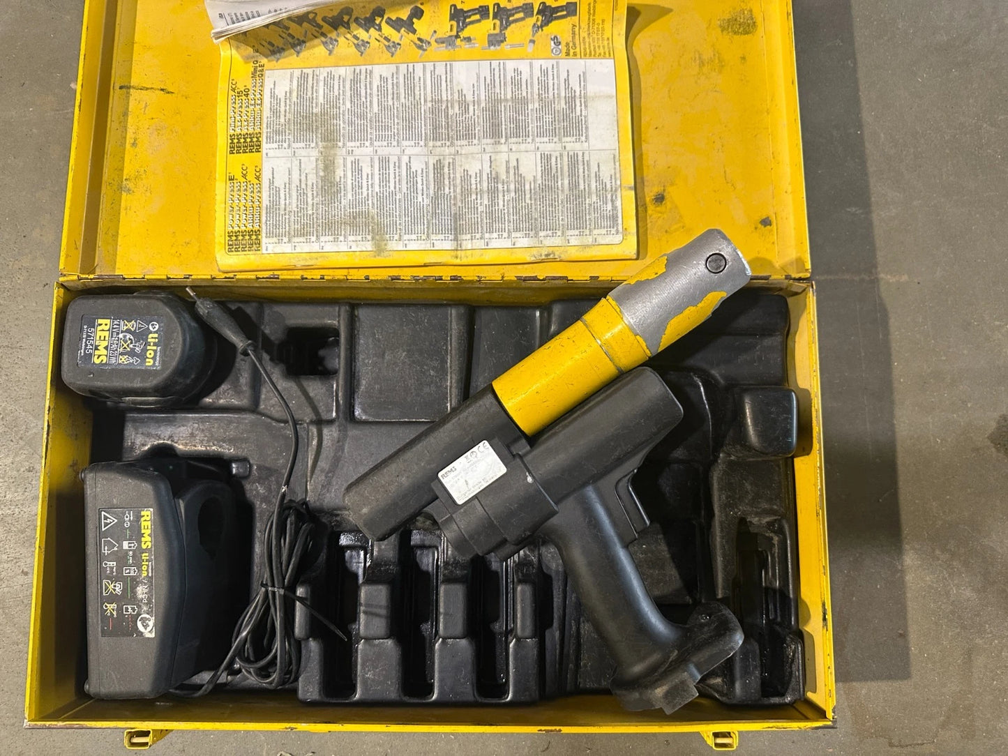 Rems Pressmaschine MINI Akku-Press ACC 14,4V ACC