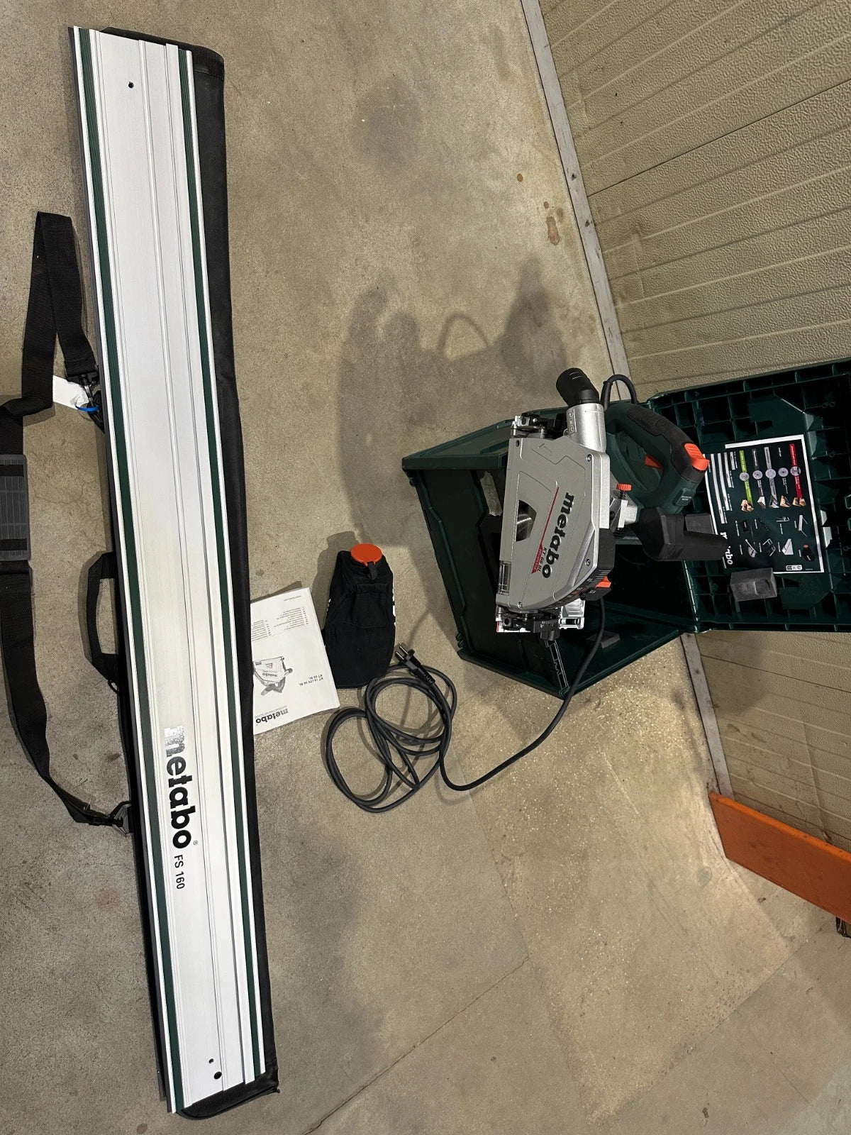 Metabo 18V Akku Handkreissäge Set KT 18 LTX 66 BL mit Führungsschiene SoloNr.154 4061792192485