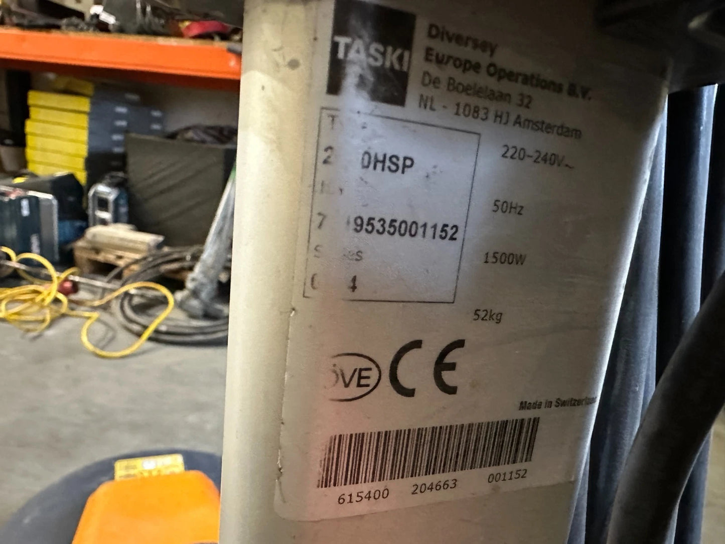 Taski ergodisc 2000 Einscheibenmaschine