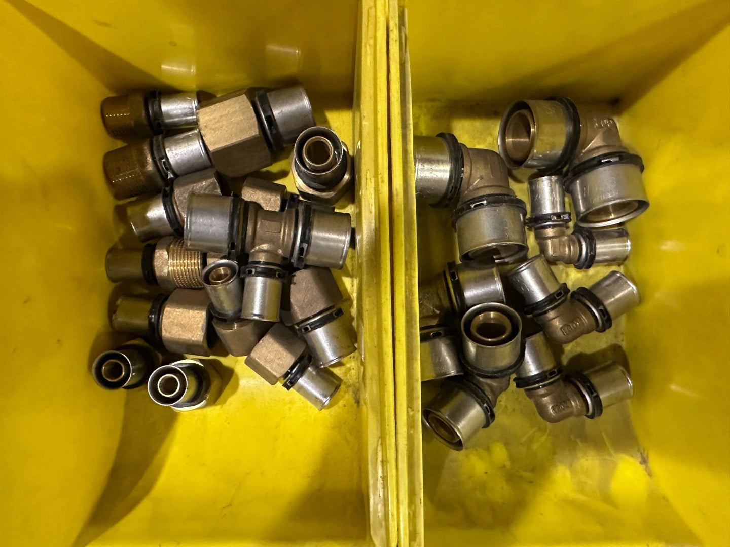 Press fittings DVGW system for multilayer composite pipe
