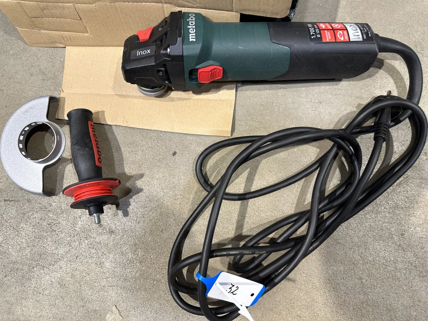 Metabo WEV 17-125 QUICK INOX Winkelschleifer Nr.32