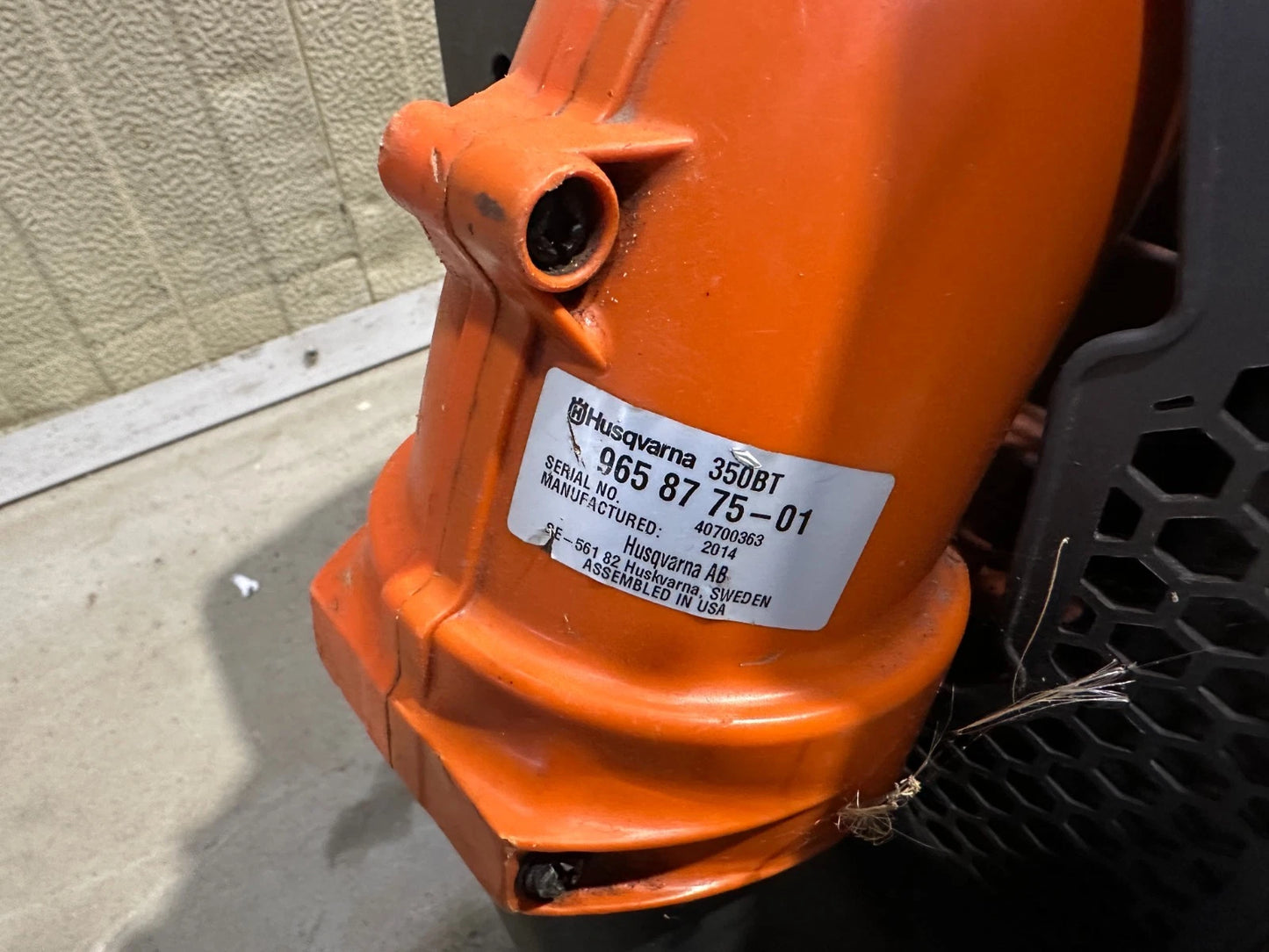 Husqvarna 350 BT  rückentragbares Profi Blasgerät Laubbläser 8564