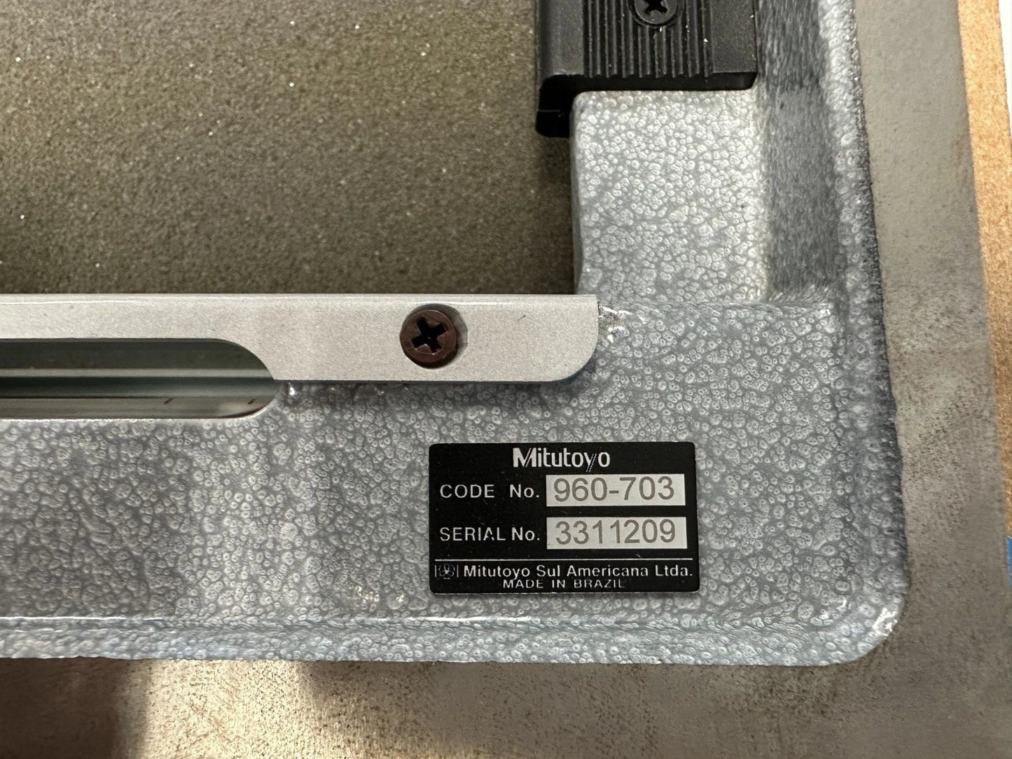 Mitutoyo 960-703 Rahmen-Richtwasserwaage