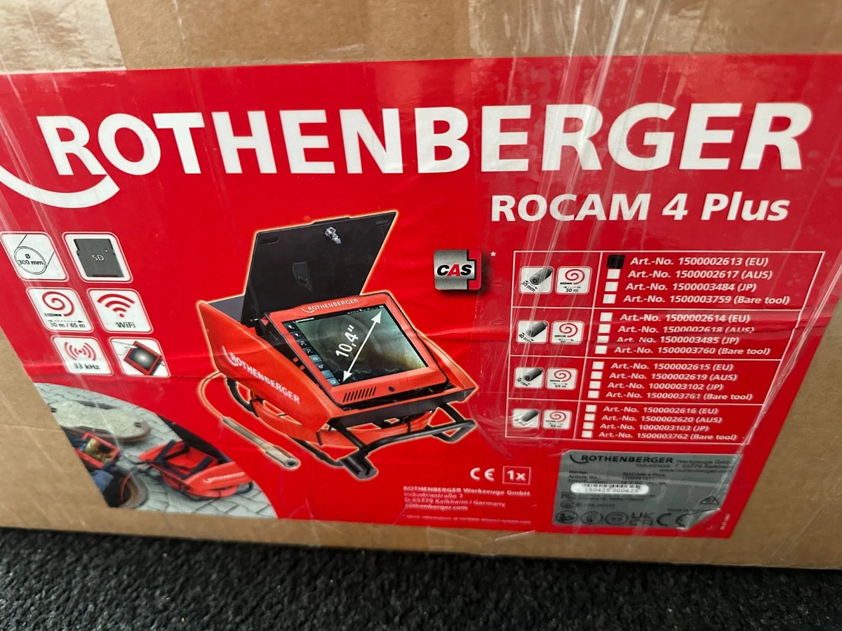 Rothenberger Insp.-Kamera ROCAM 4 Plus 30m Kabel , 120001911 mit 40mm Kamerakopf
