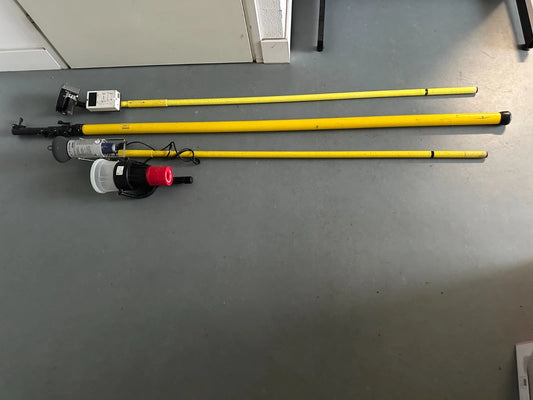 Siemens DZ 1193 /RE 6 T /FDUM 292 telescopic rod 2.1m/7.3. Smoke detector