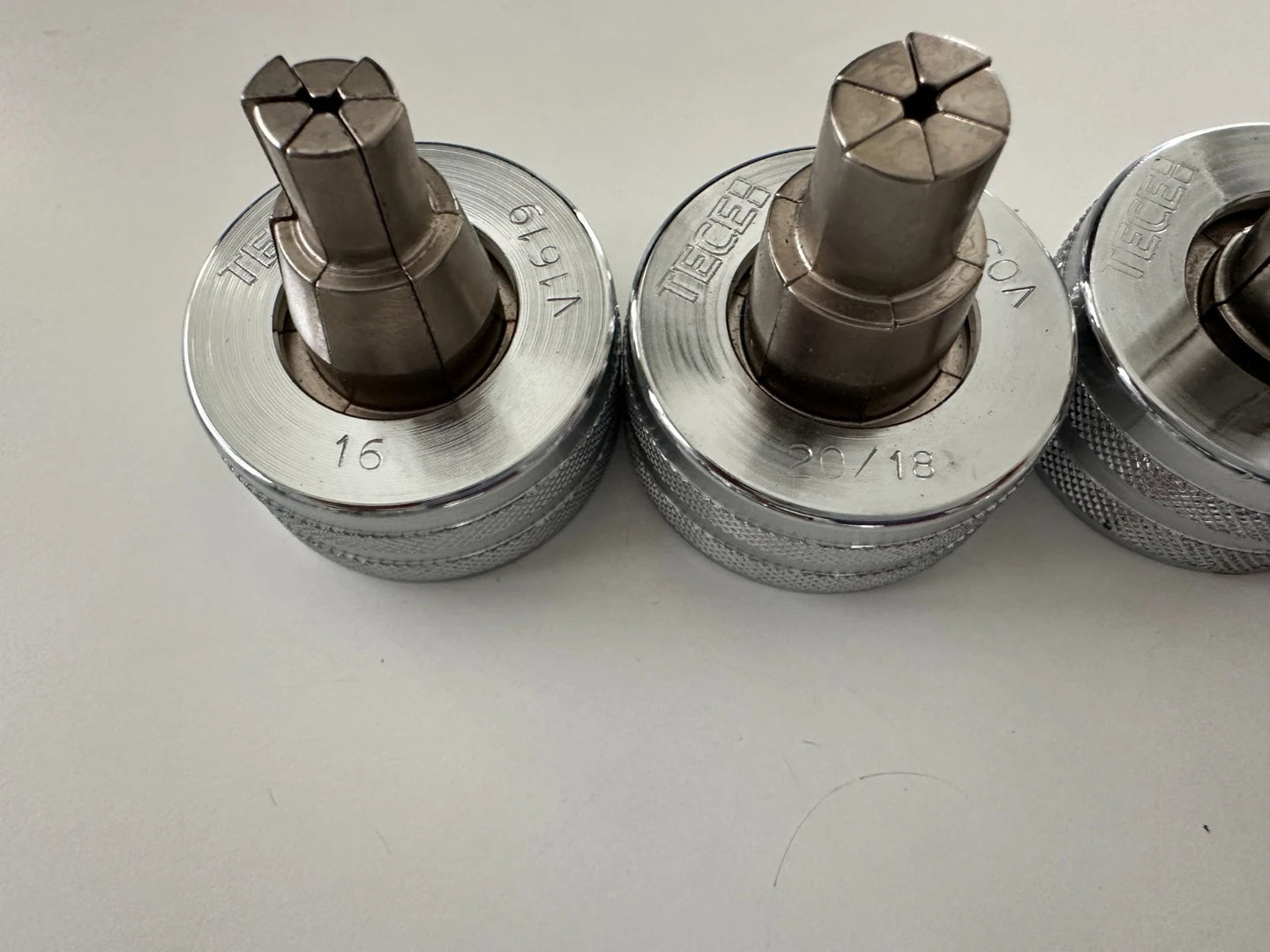 TECE  Pressbacken 16-32mm mit RO / Aufweitzange Schiebehülsengerät