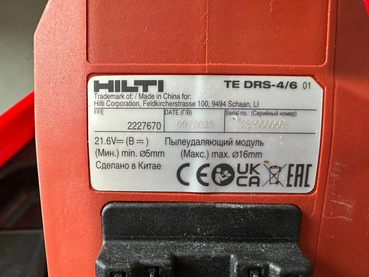 Hilti TE 6-22 mit Hilti TE DRS-4/6 Nuron Akku B22-170 original