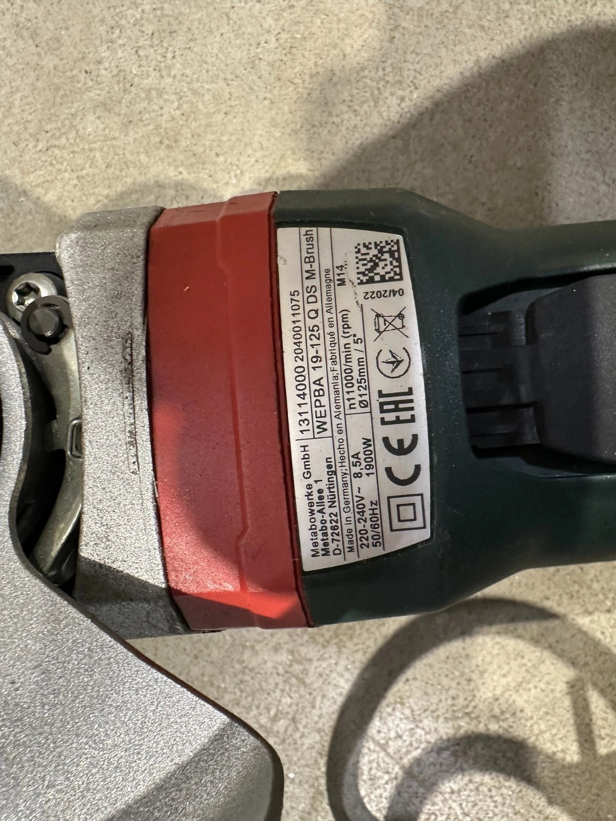 Metabo WEPBA 19-125 Q DS M-Brush Winkelschleifer Nr.99 4061792224803