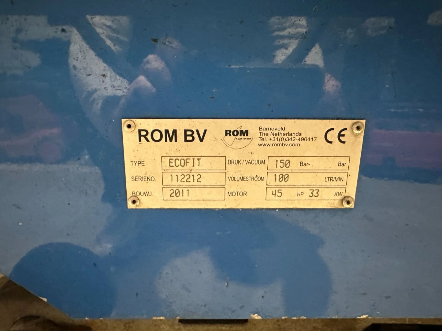 Rom Ecofit Rohrreinigungsmaschine 150bar-100l/m Einbaumaschine Funkfernbedienung
