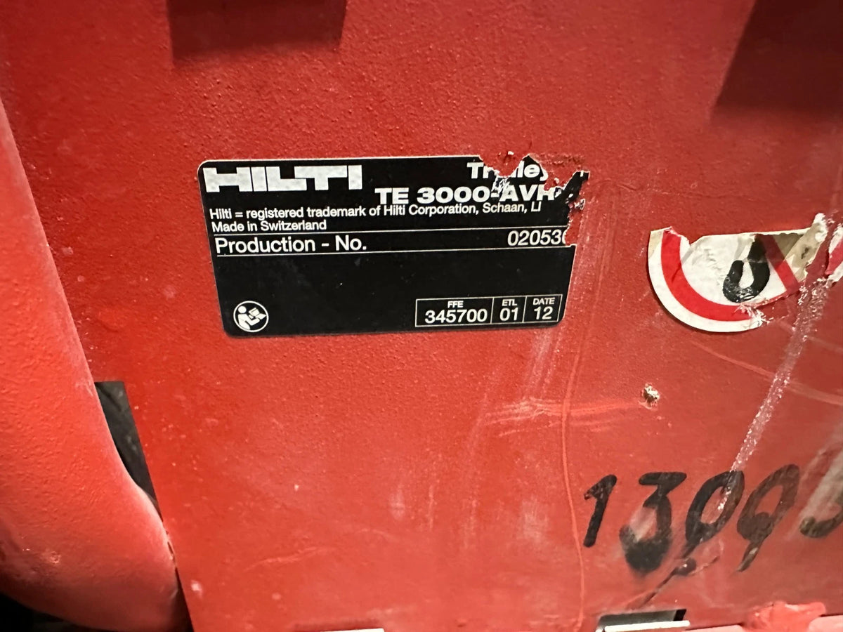 HILTI TE 3000 AVR Abbruchhammer Meisselhammer