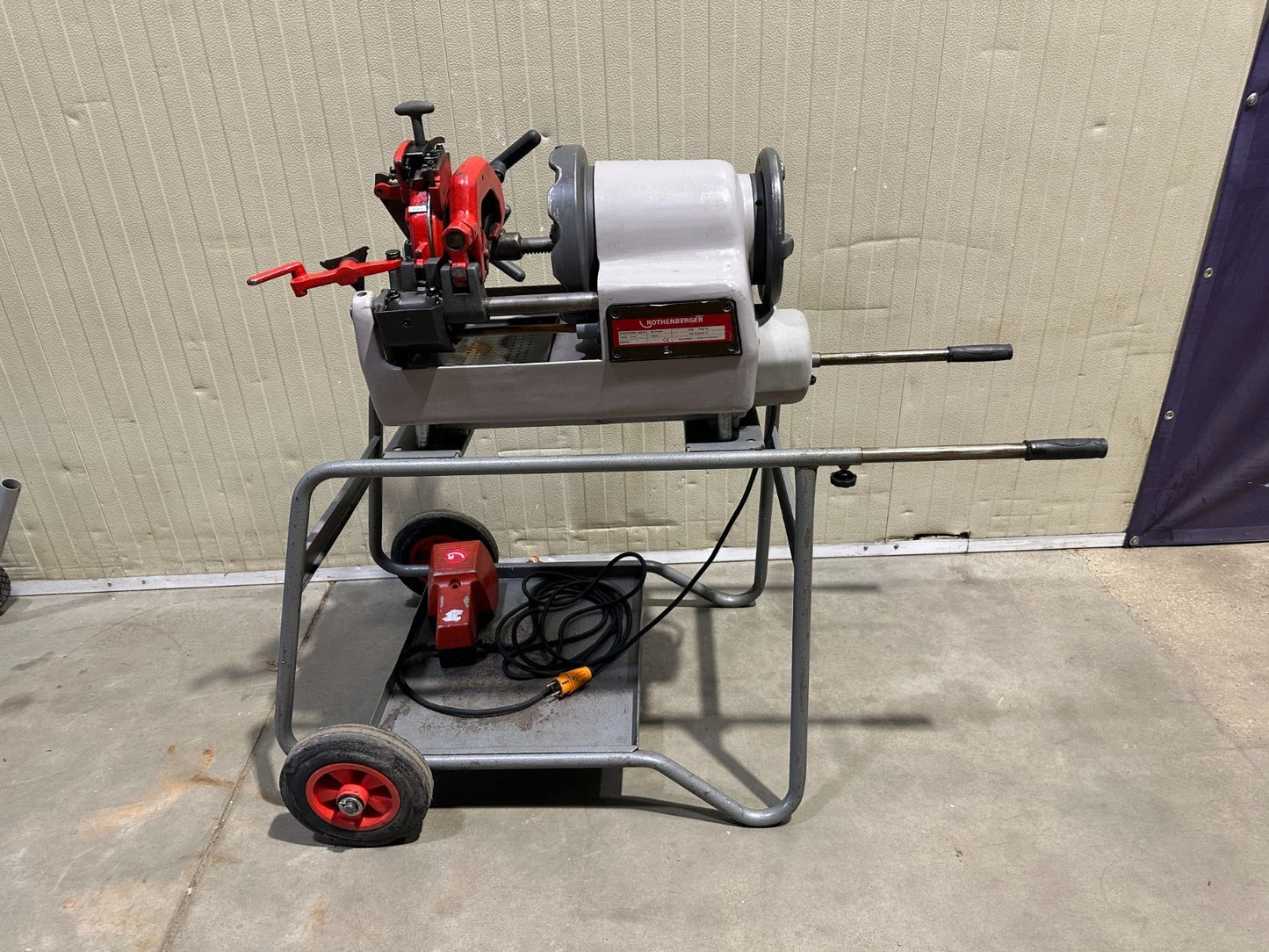 Ridgid Supertronic 3SE Gewindeschneidmaschine Rohrgewinde Rohrschneidemaschine