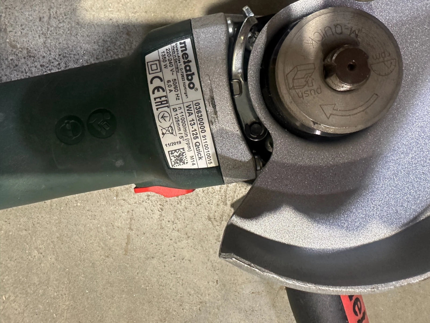 Metabo WA-13-125 Quick Winkelschleifer Flex