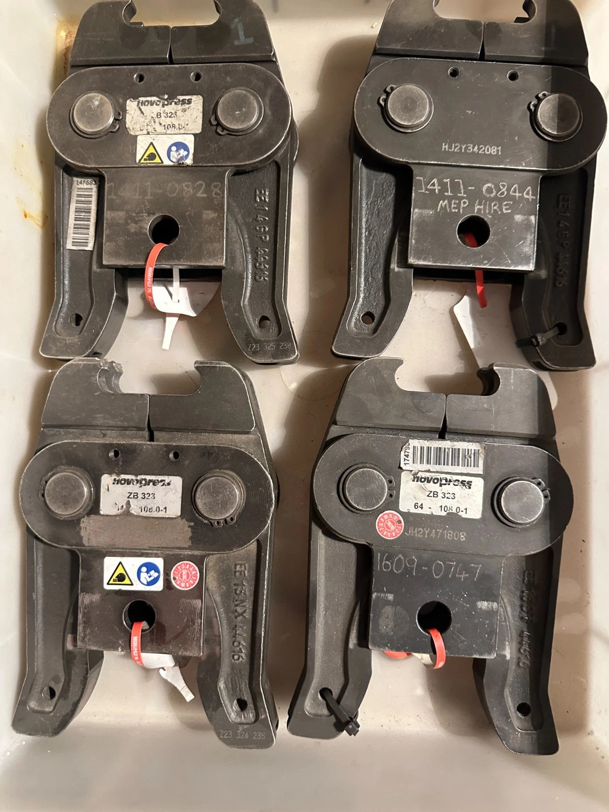 1x Novopress  Zwischenbacke ZB 323 für Pressringe 64-108-1