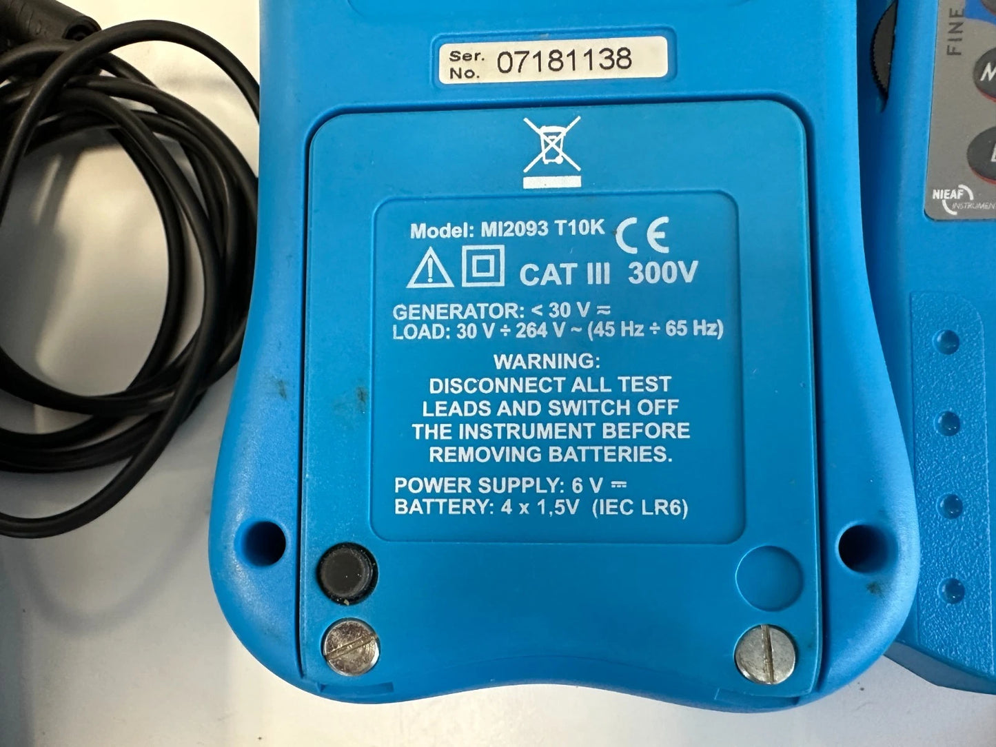 NIEAF Line Spotter 10.6 kHz Kabel such Gerät