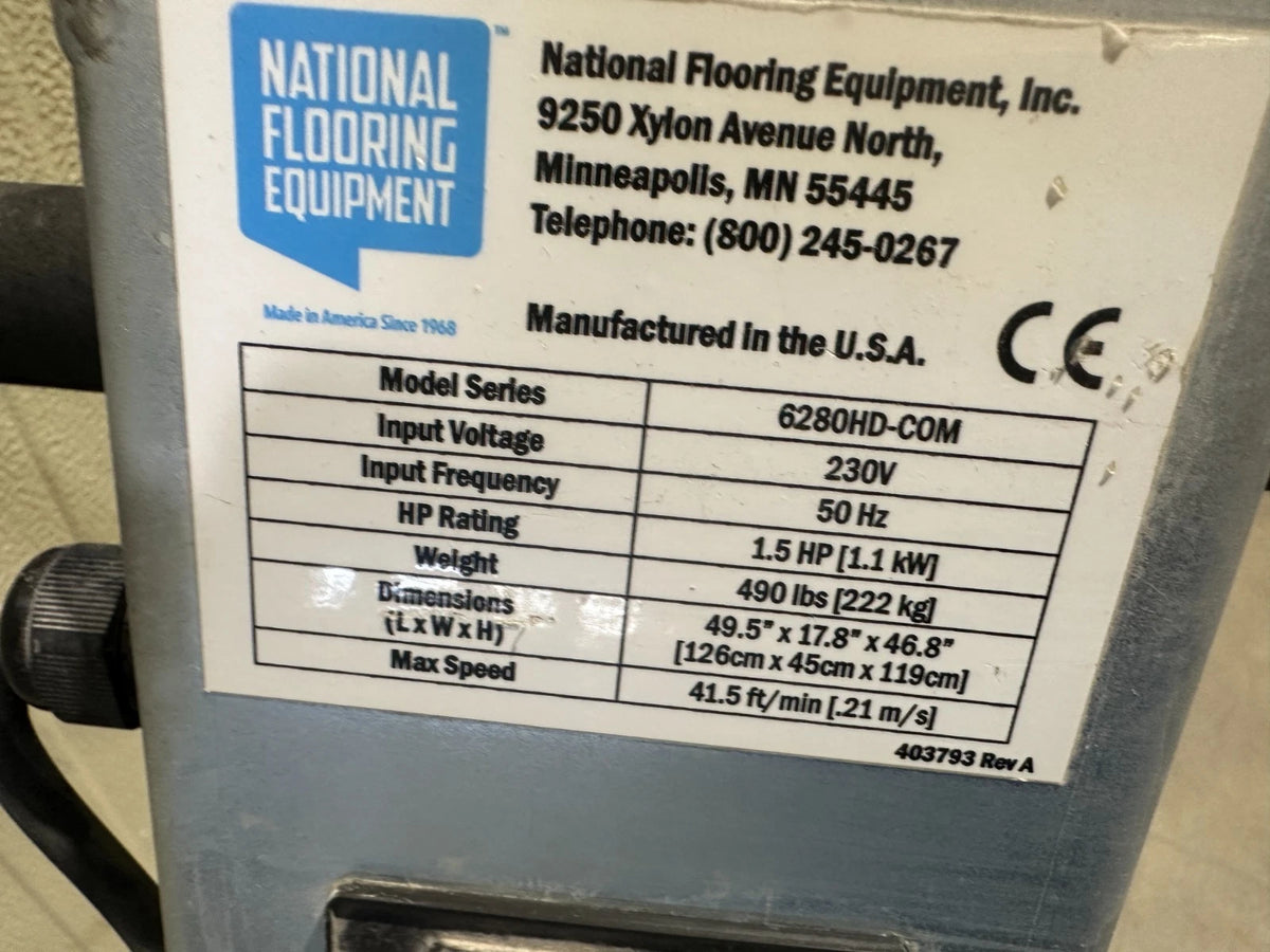 National Flooring 6280HD-COM Stripper Silent Bodenbelagsentferner stripper 222kg