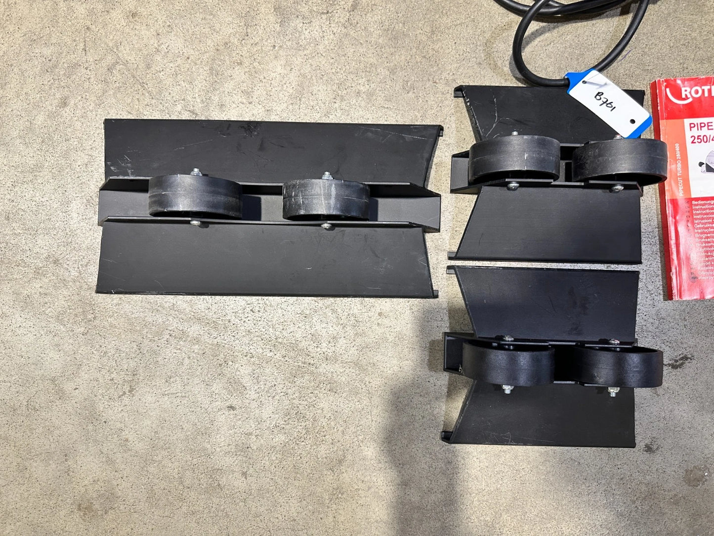 Rothenberger Pipecut Turbo 400 Rohrschneider, 3x Sägeblätter, 3 Schienen
