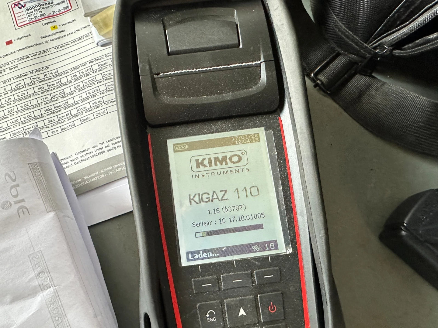 Exhaust gas analyzer KIMO KIGAZ 110 nr107