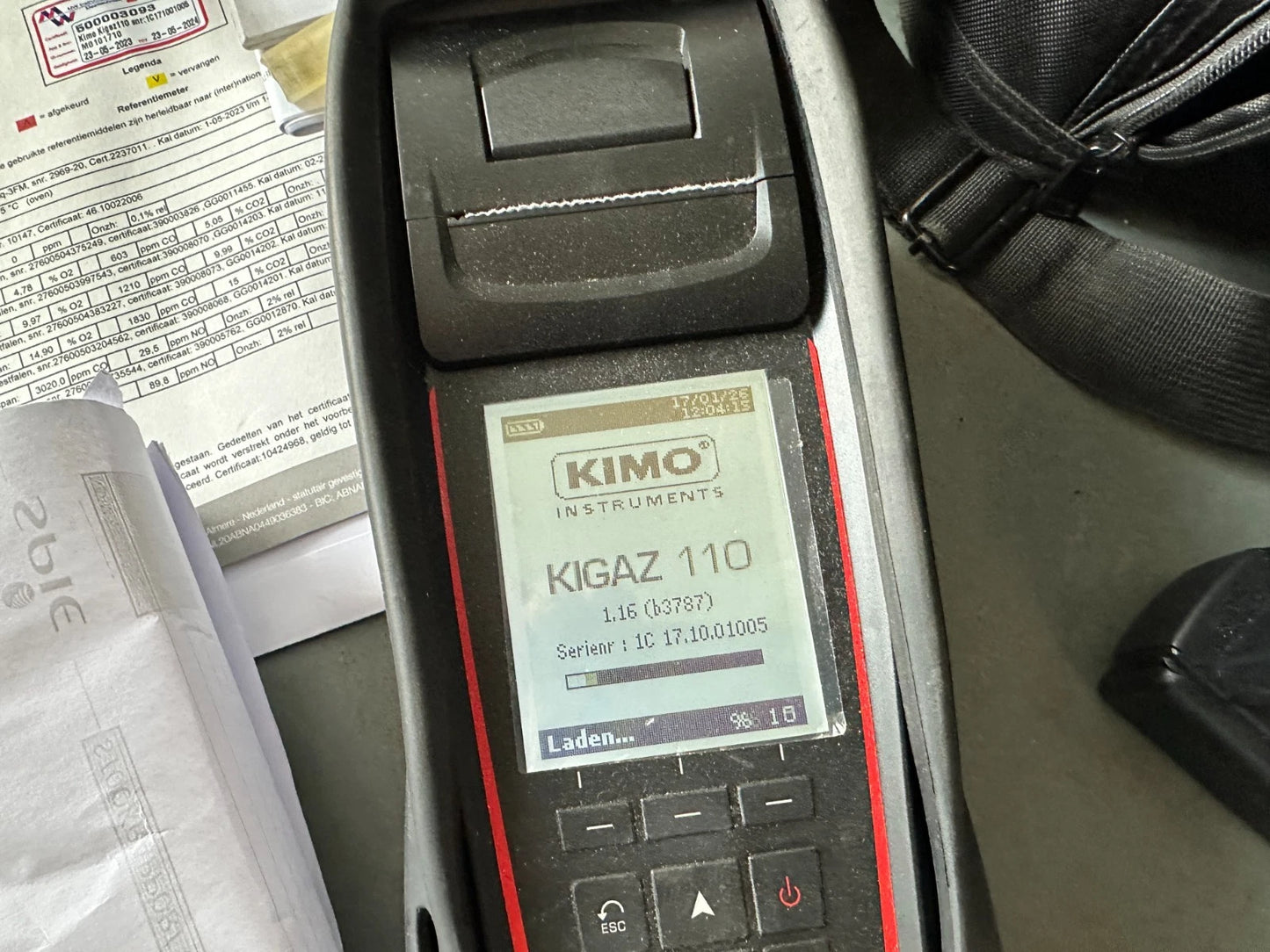 Exhaust gas analyzer KIMO KIGAZ 110 nr107