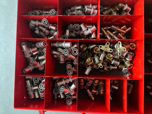 ROTH Pressbacken 17 20 26 mit Pressfittinge