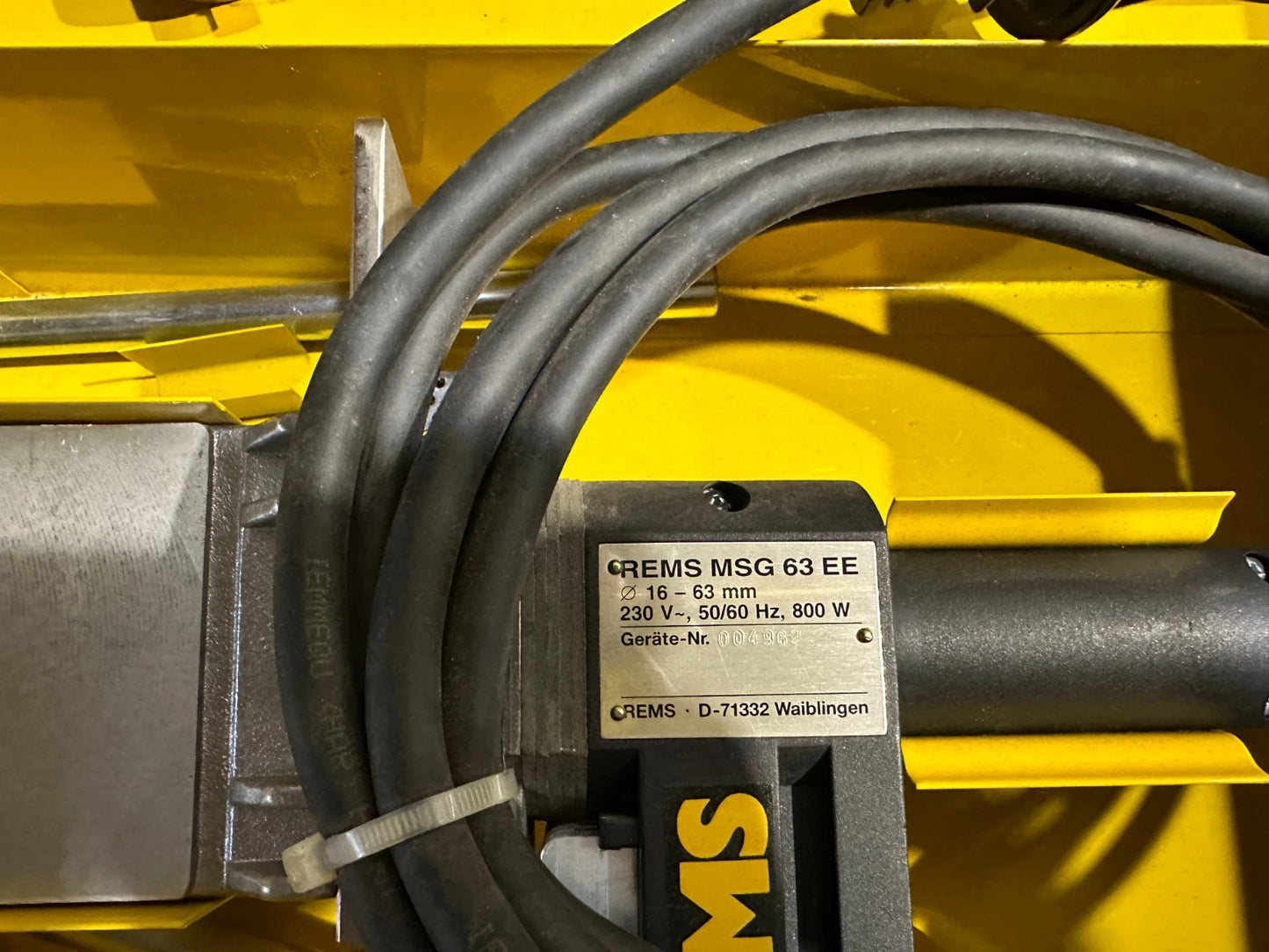 Rems SMSG 63 EE lasapparaat voor verwarmingselementen