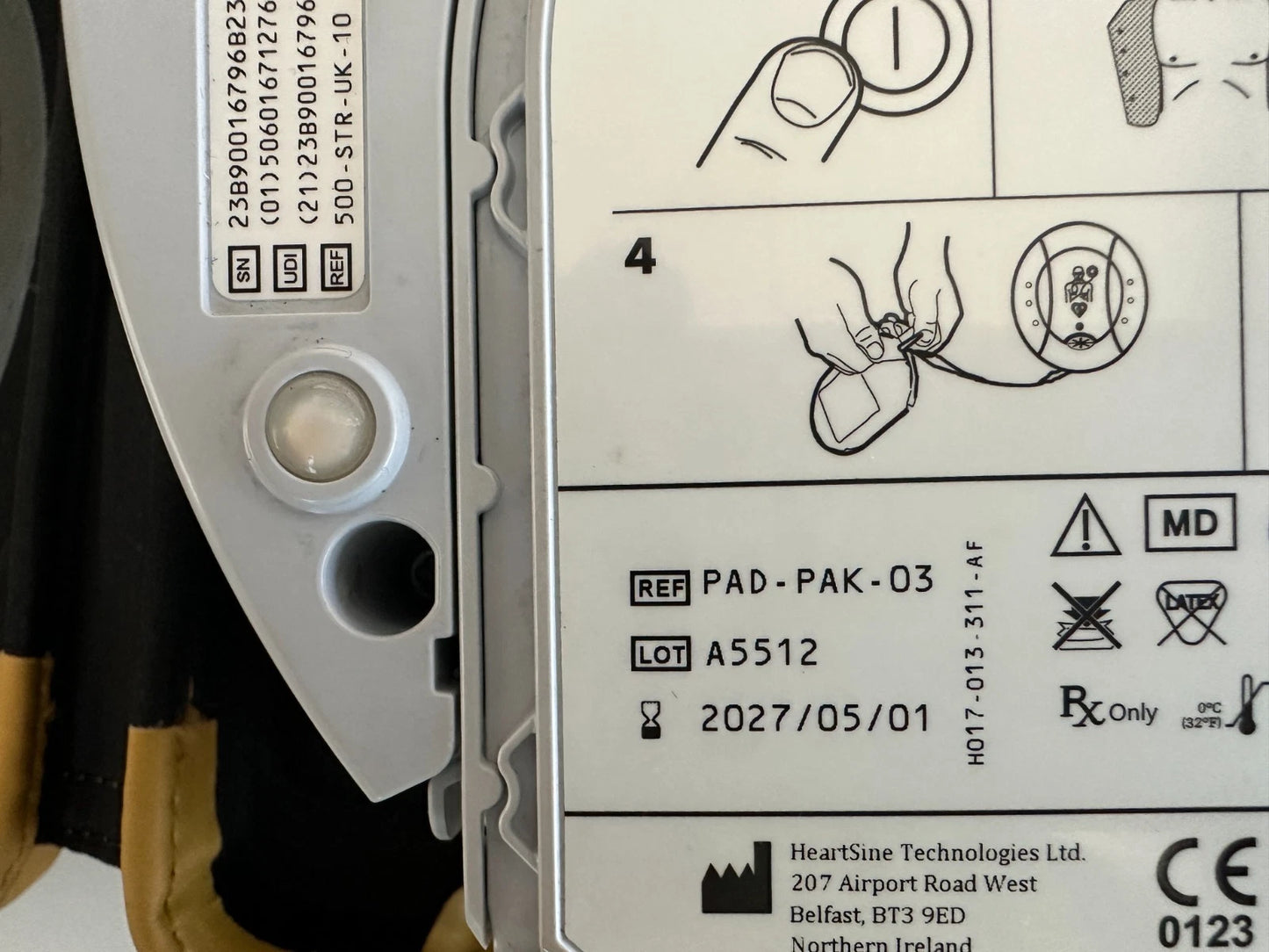 AED HeartSine SAM 500P Defibrillator bis 05-2027