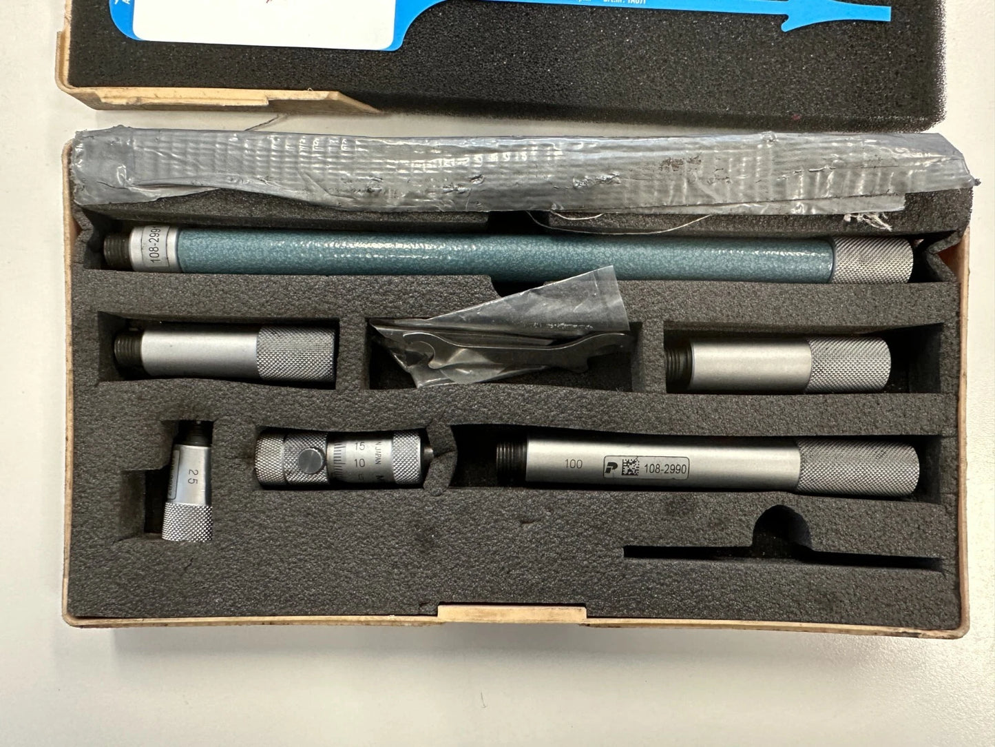 Mitutoyo 137-203 Rohr Innenmesschraube Mikrometer 50-500 MM IMZ-500