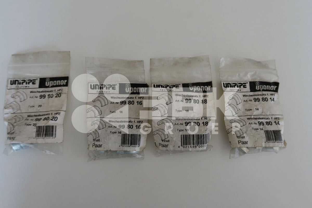 Uponor Wechseleinsätze UP14 16 18 und 20  NEU