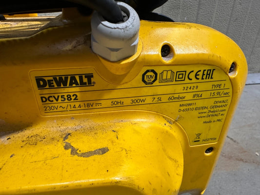 DeWalt DCV582 Nass-/Trockensauger Akku/Netz 18V