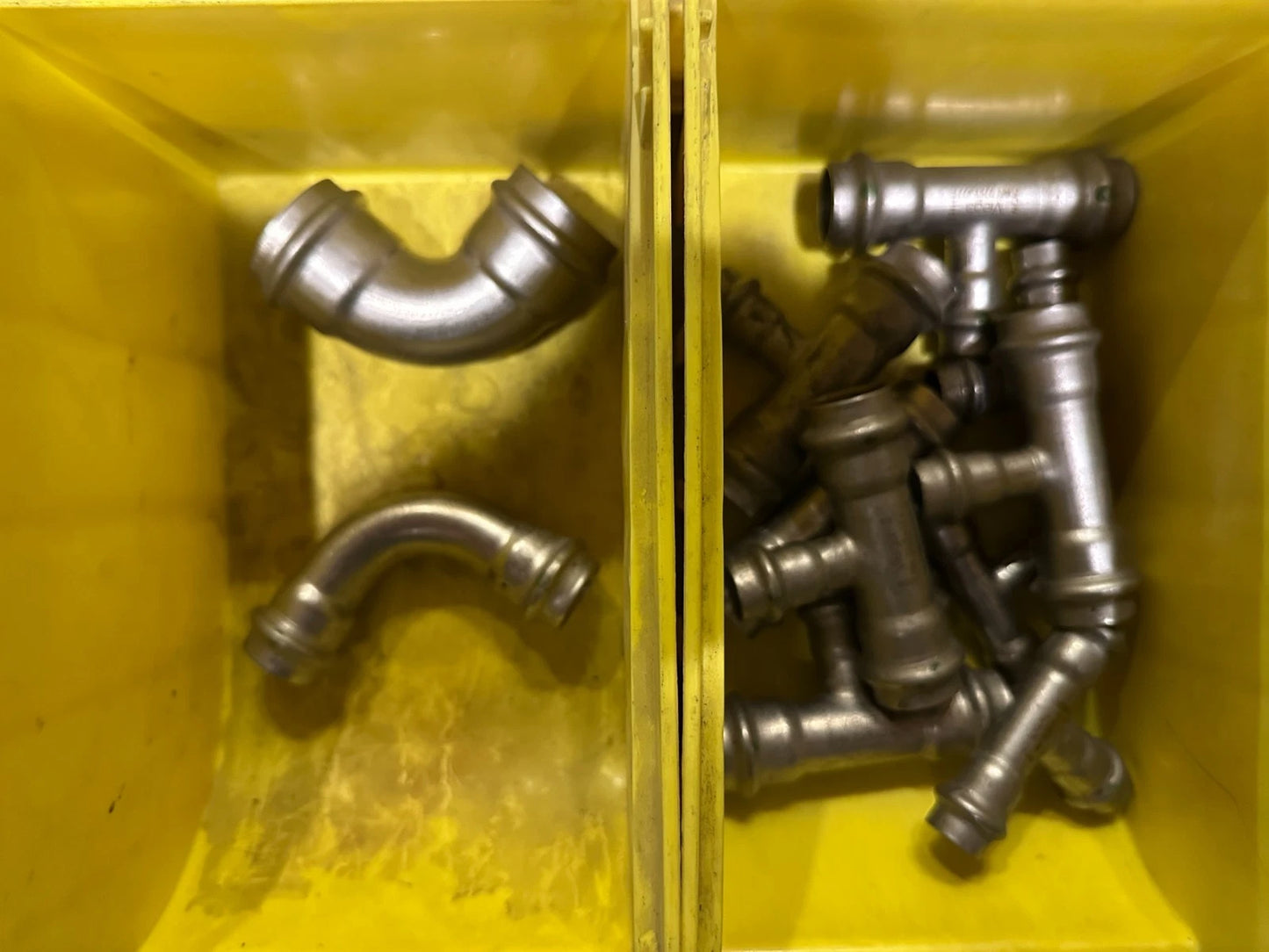 Viega Sanpress Inox stainless steel press fittings