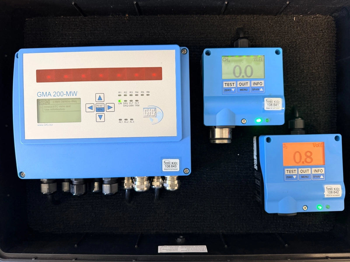 GMA 200 nMW  flexibler Gaswarn-Controller Vorführgerät
