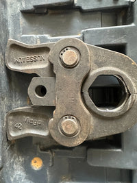 Viega Press gun 5 mit 5 Viega Pressbacken V12 V22 V28 V35 V42