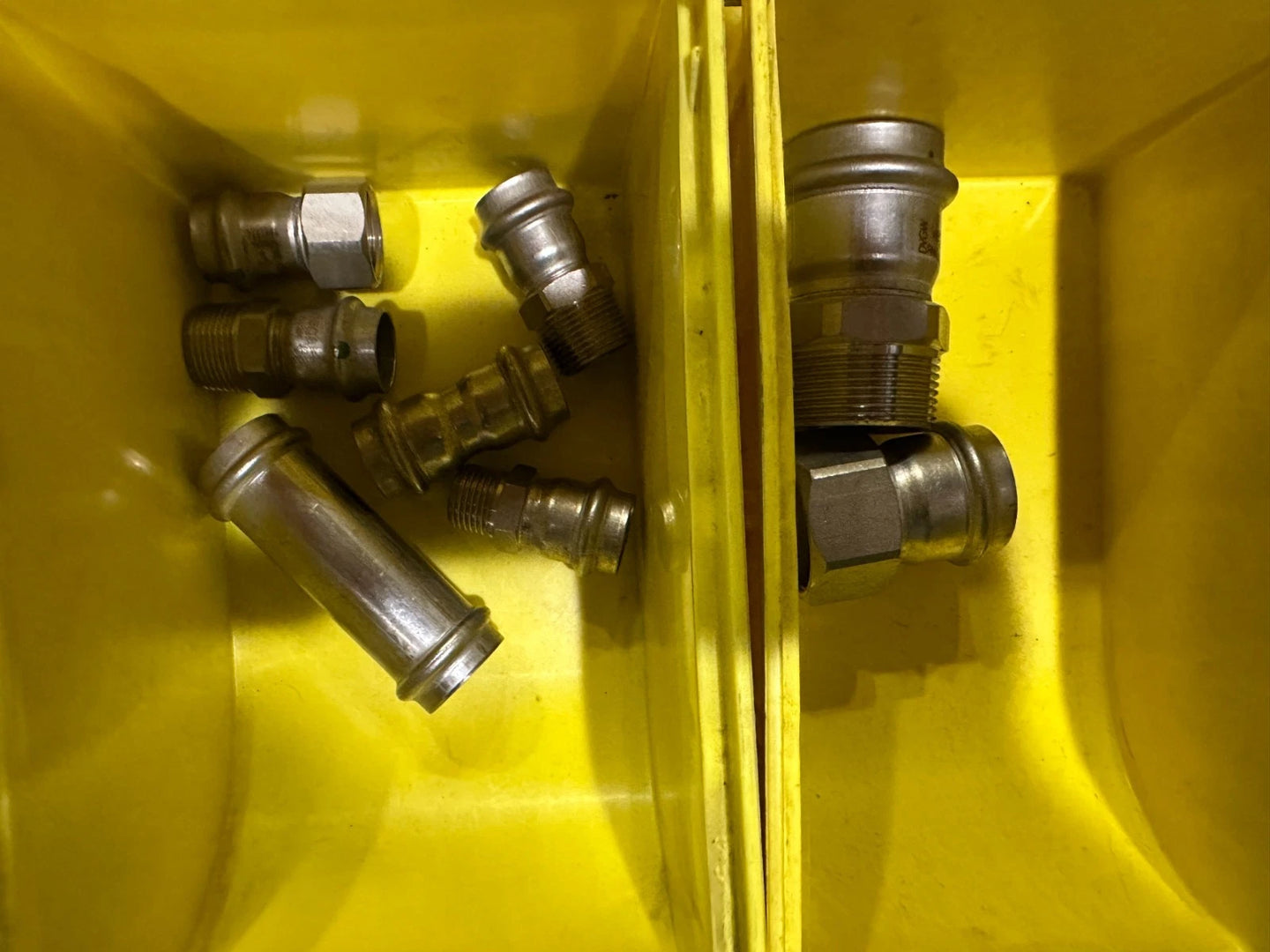 Viega Sanpress Inox stainless steel press fittings