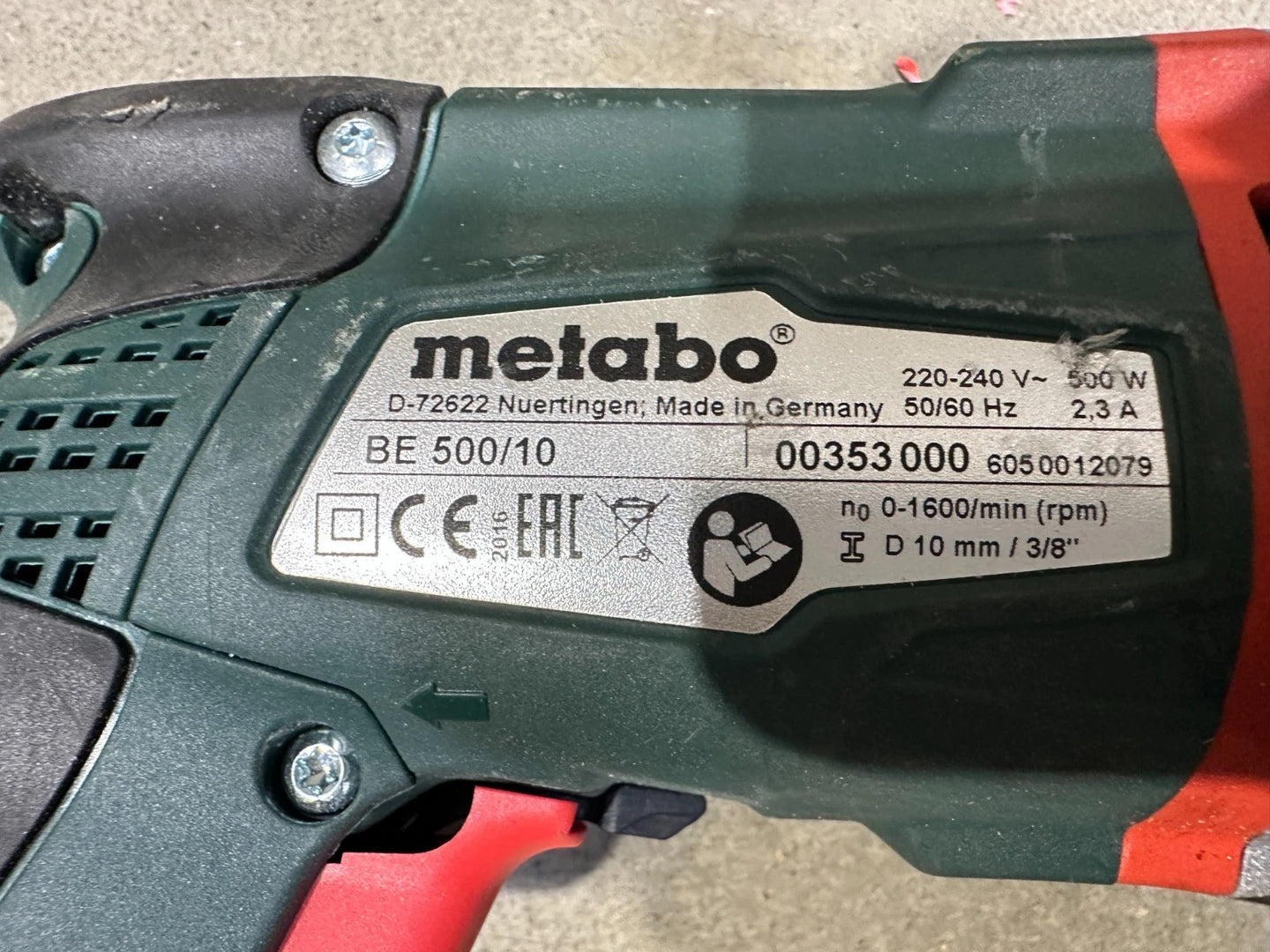 Metabo BE 500/10 Bohrmaschine Nr.120