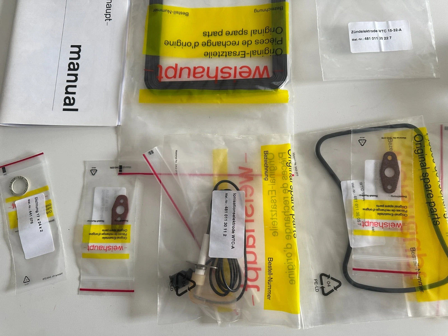Weishaupt Maintenance Set WTC 15-A