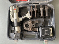 Viega Press gun 5 mit 5 Viega Pressbacken V12 V22 V28 V35 V42